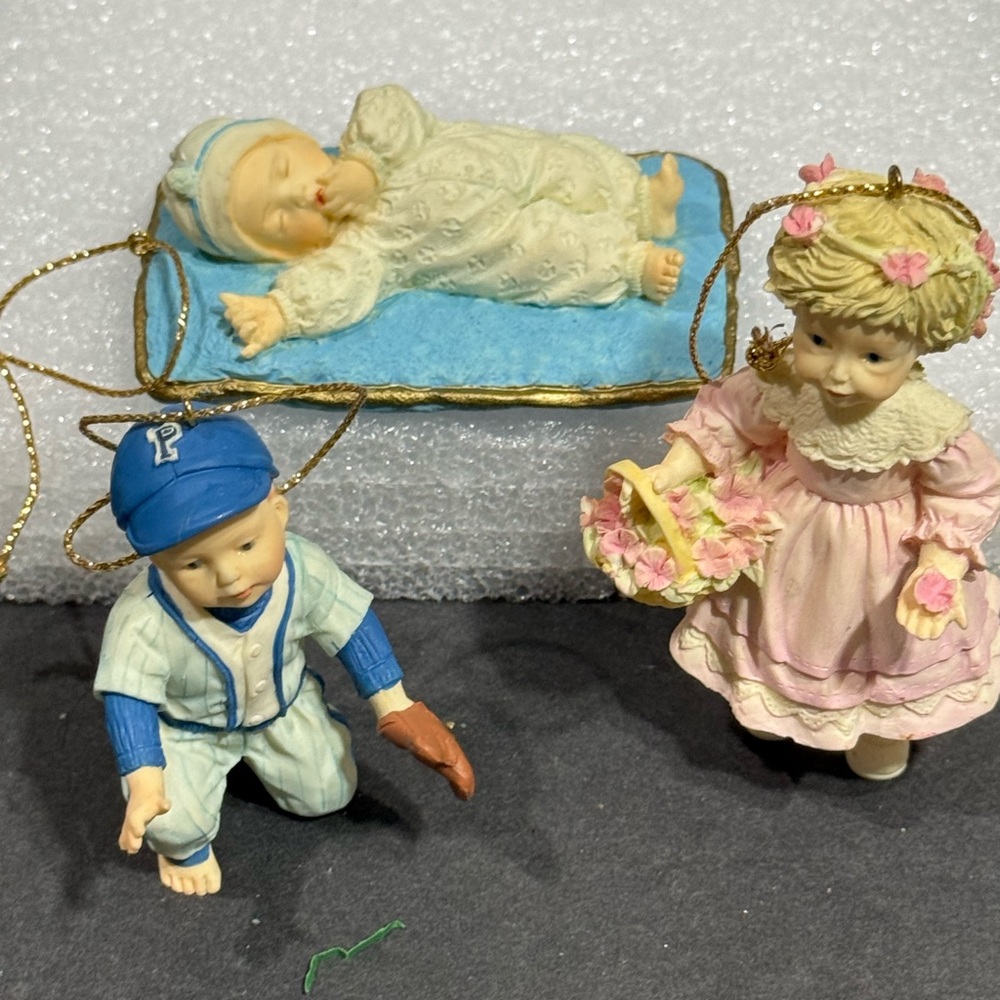 Ashton-Drake Heirloom Ornaments "Silent Night" "Suzanne" "Paul" by Yolanda Bello - Picture 2 of 10
